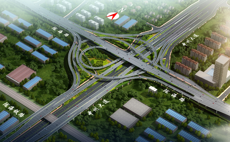 隴海高架中州大道立交