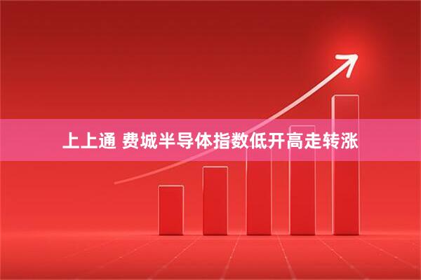 上上通 费城半导体指数低开高走转涨